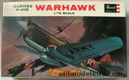 Revell 1/72 Curtiss P-40E Warhawk, H623-49 plastic model kit